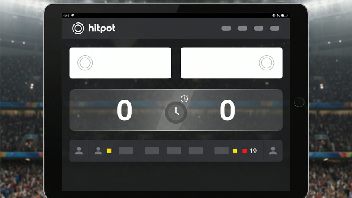 Hitpot canlı skor ekranı ile futbol maçlarını anında takip edin.